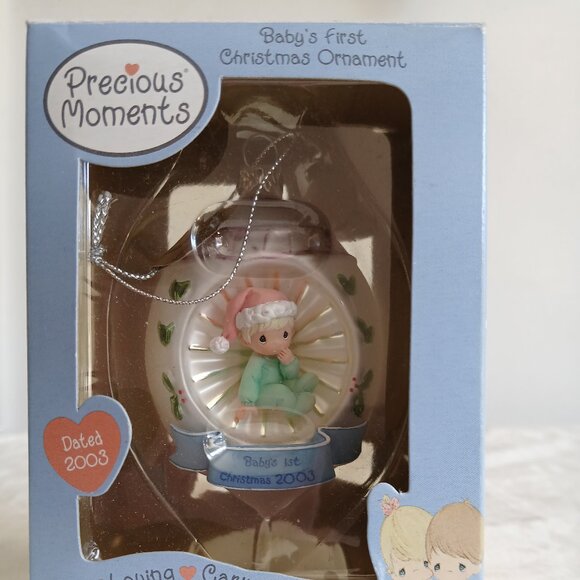 Precious Moments 2003 Baby's First Christmas ( Christmas Tree Decoration ) - Picture 8 of 8